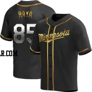 Marco Raya Youth Minnesota Twins Black Golden Replica Alternate Jersey