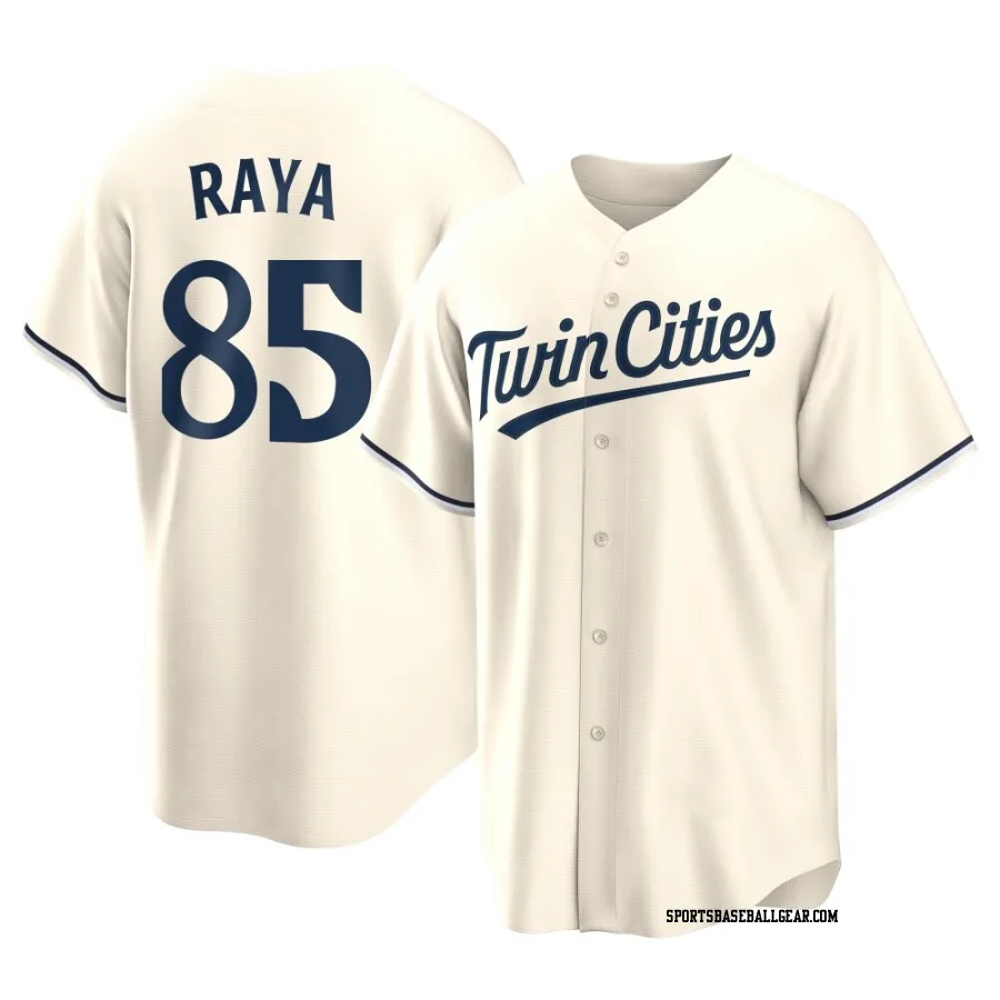 Marco Raya Youth Minnesota Twins Cream Replica Alternate Jersey