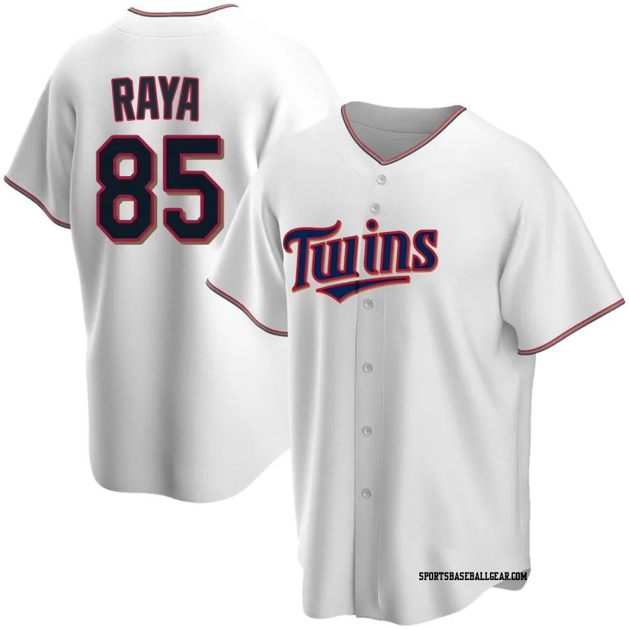 Marco Raya Youth Minnesota Twins White Replica Home Jersey