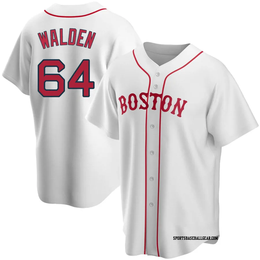 Marcus Walden Men's Boston Red Sox White Replica Alternate Jersey