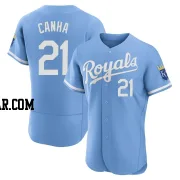 Mark Canha Men's Kansas City Royals Light Blue Authentic 2022 Alternate Jersey