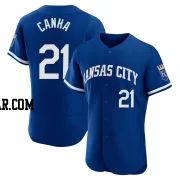 Mark Canha Men's Kansas City Royals Royal Authentic 2022 Alternate Jersey