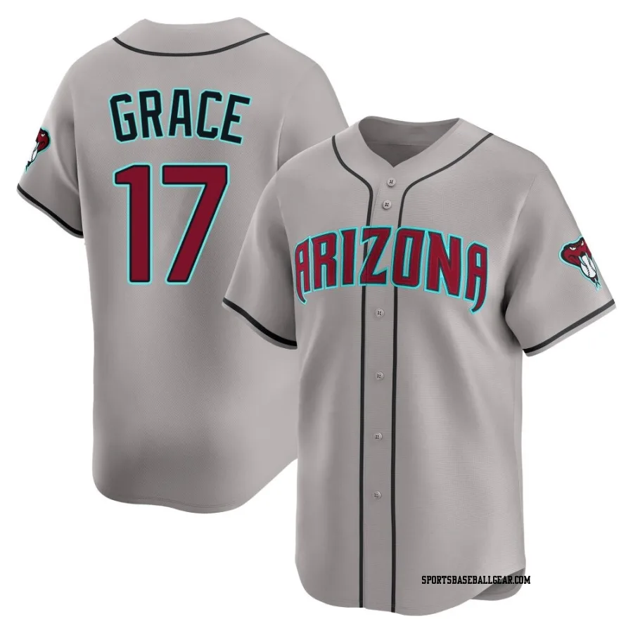 Mark Grace Men's Arizona Diamondbacks Gray Limited Alternate Jersey