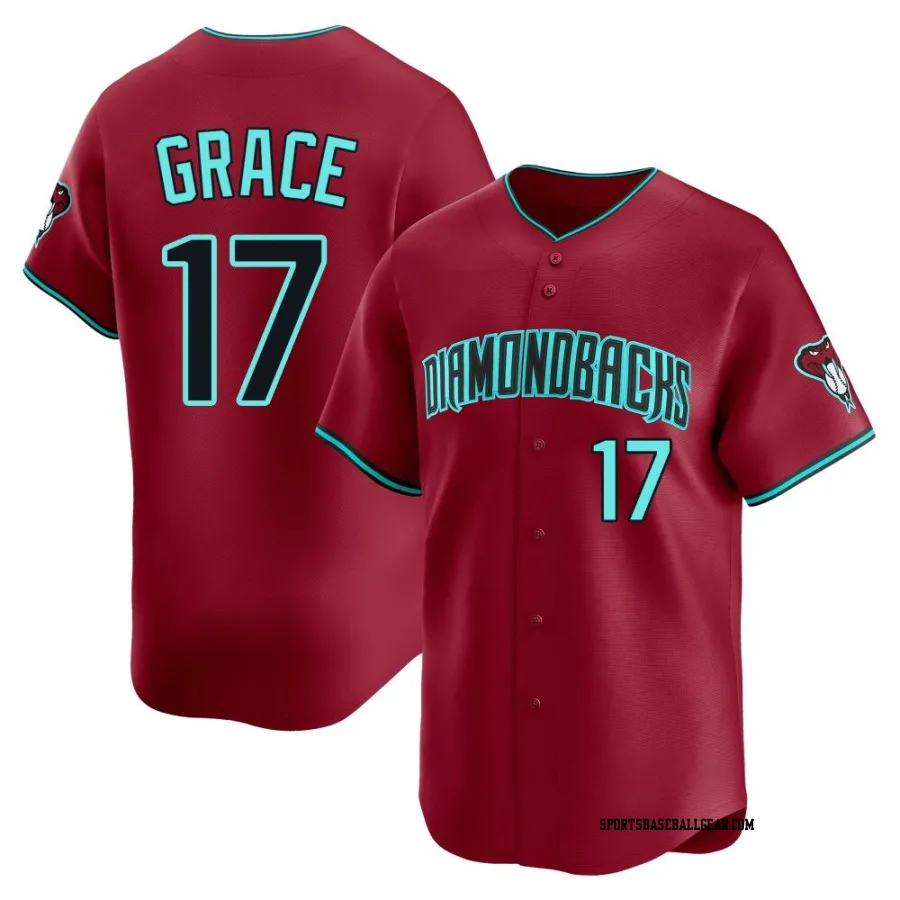 Mark Grace Youth Arizona Diamondbacks Red Limited Alternate Jersey