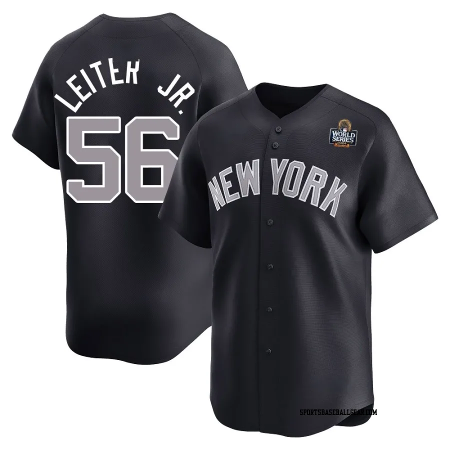 Mark Leiter Jr. Men's New York Yankees Navy Limited Alternate 2024 World Series Jersey