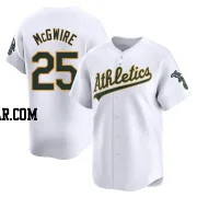 Mark McGwire Men's Oakland Athletics White Limited Home Jersey