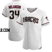 Mark Melancon Men's Arizona Diamondbacks White/Crimson Authentic Home Jersey
