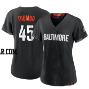 Mark Trumbo Women's Baltimore Orioles Black Authentic 2023 City Connect Jersey