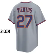 Mark Vientos Men's New York Mets Gray Replica Away 2.0 Jersey