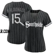 Martin Maldonado Women's Chicago White Sox Black Authentic 2021 City Connect Jersey
