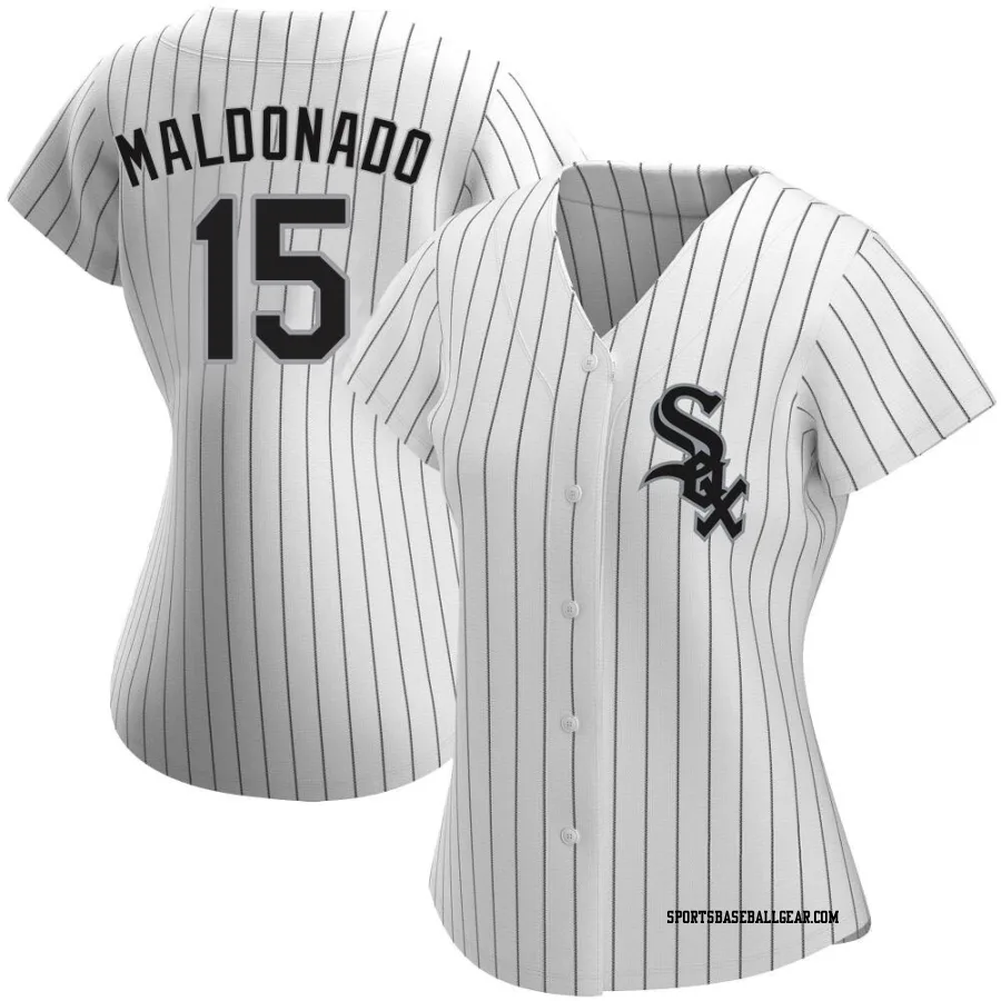 Martin Maldonado Women's Chicago White Sox White Authentic Home Jersey