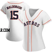 Martin Maldonado Women's Houston Astros White Authentic Home Jersey