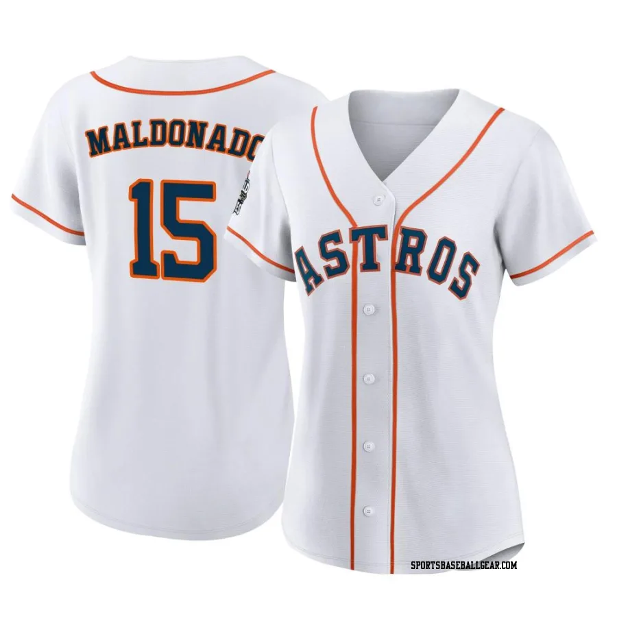 Martin Maldonado Women's Houston Astros White Replica 2022 World Series Home Jersey