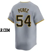 Martin Perez Men's Pittsburgh Pirates Gray Limited Away Jersey