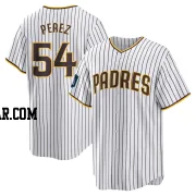 Martin Perez Men's San Diego Padres White Replica 2024 World Tour Seoul Series Home Jersey