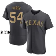 Martin Perez Men's Texas Rangers Charcoal Game Authentic 2022 All-Star Jersey