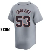 Mason Englert Men's Detroit Tigers Gray Limited Road Jersey