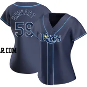 Mason Englert Women's Tampa Bay Rays Navy Replica Alternate Jersey