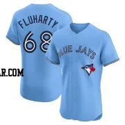Mason Fluharty Men's Toronto Blue Jays Blue Elite Powder Alternate Jersey