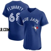 Mason Fluharty Men's Toronto Blue Jays Royal Elite Alternate Jersey