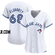 Mason Fluharty Women's Toronto Blue Jays White Limited Home Jersey