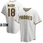 Mason McCoy Youth San Diego Padres White/Brown Replica Home Jersey