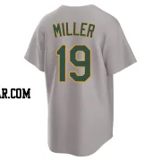 Mason Miller Men's Oakland Athletics Gray Replica Away 2.0 Jersey
