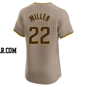 Mason Miller Men's San Diego Padres Brown Elite Alternate Jersey