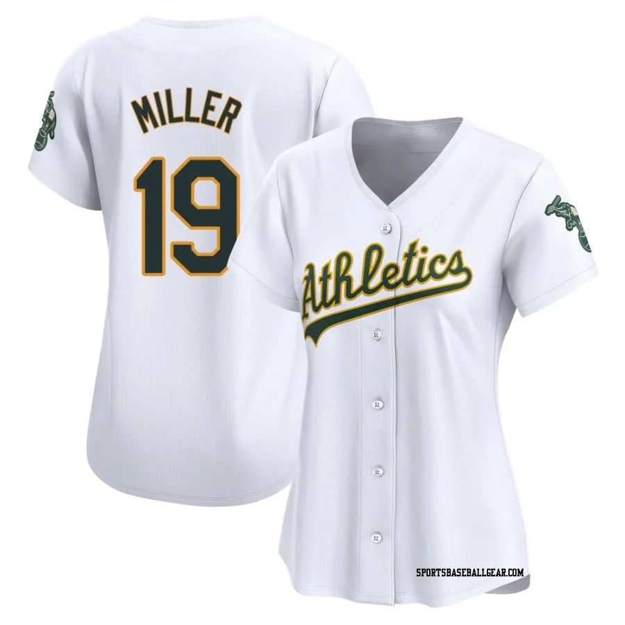 Mason Miller Women's Oakland Athletics White Limited Home Jersey
