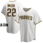 Mason Miller Youth San Diego Padres White/Brown Replica Home Jersey