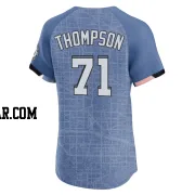 Mason Thompson Men's Washington Nationals Blue Elite 2025 City Connect Jersey