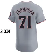 Mason Thompson Men's Washington Nationals Gray Elite Road Jersey
