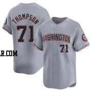 Mason Thompson Men's Washington Nationals Gray Limited Road Jersey