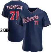 Mason Thompson Men's Washington Nationals Navy Authentic Alternate Jersey