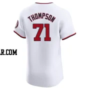 Mason Thompson Men's Washington Nationals White Elite Home Jersey
