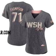 Mason Thompson Women's Washington Nationals Gray Authentic 2022 City Connect Jersey