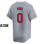 Masyn Winn Youth St. Louis Cardinals Gray Limited Away Jersey