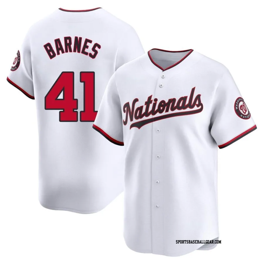 Matt Barnes Youth Washington Nationals White Limited Home Jersey