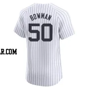 Matt Bowman Men's New York Yankees White Elite Home Jersey