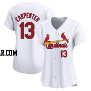 Matt Carpenter Women's St. Louis Cardinals White Limited Home Jersey