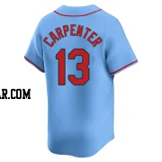 Matt Carpenter Youth St. Louis Cardinals Light Blue Limited Alternate Jersey