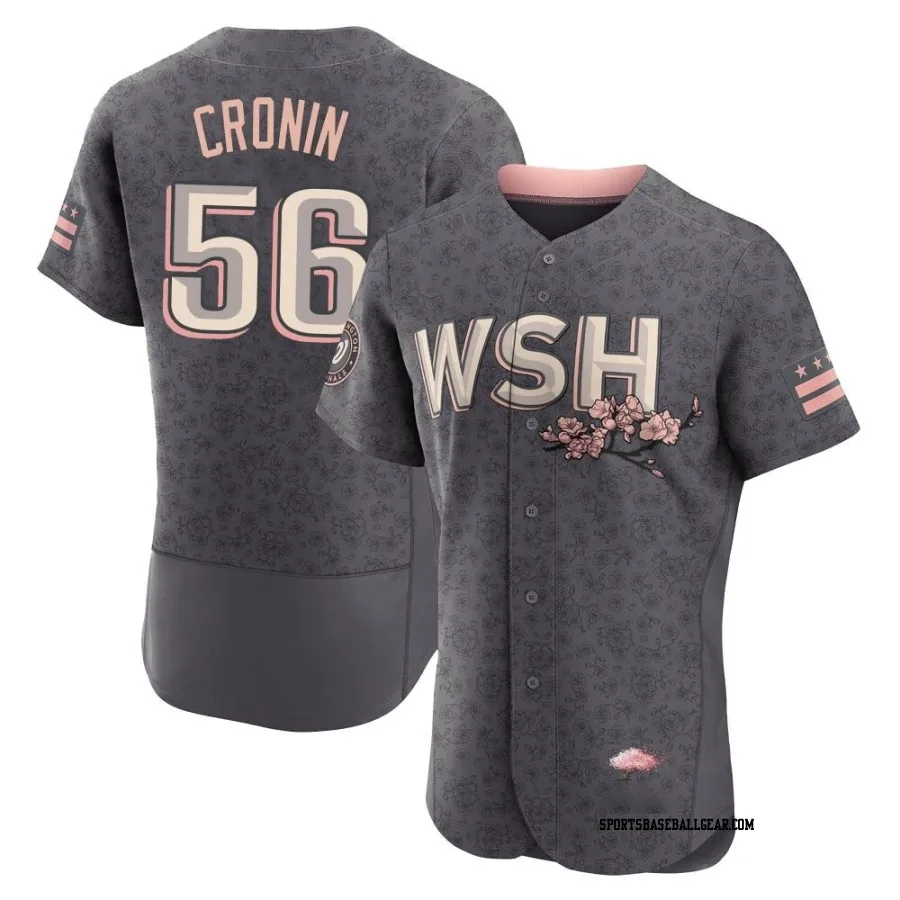 Matt Cronin Men's Washington Nationals Gray Authentic 2022 City Connect Jersey