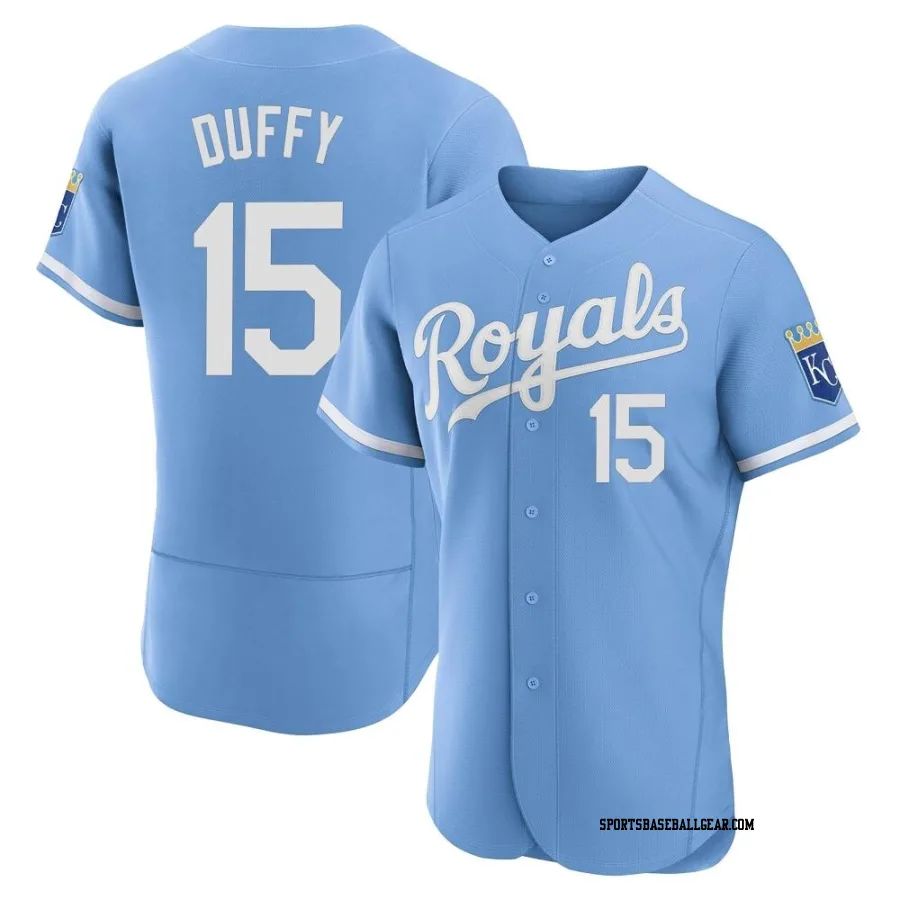 Matt Duffy Men's Kansas City Royals Light Blue Authentic 2022 Alternate Jersey