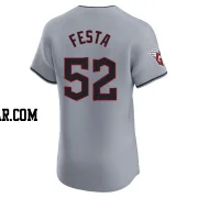 Matt Festa Men's Cleveland Guardians Gray Elite Road Jersey