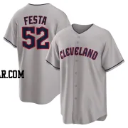 Matt Festa Men's Cleveland Guardians Gray Replica Road Jersey
