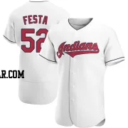 Matt Festa Men's Cleveland Guardians White Authentic Home Jersey