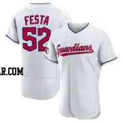 Matt Festa Men's Cleveland Guardians White Authentic Home Jersey