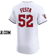 Matt Festa Men's Cleveland Guardians White Elite Home Jersey