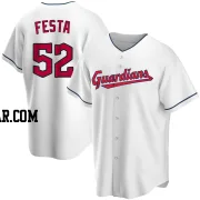 Matt Festa Men's Cleveland Guardians White Replica Home Jersey