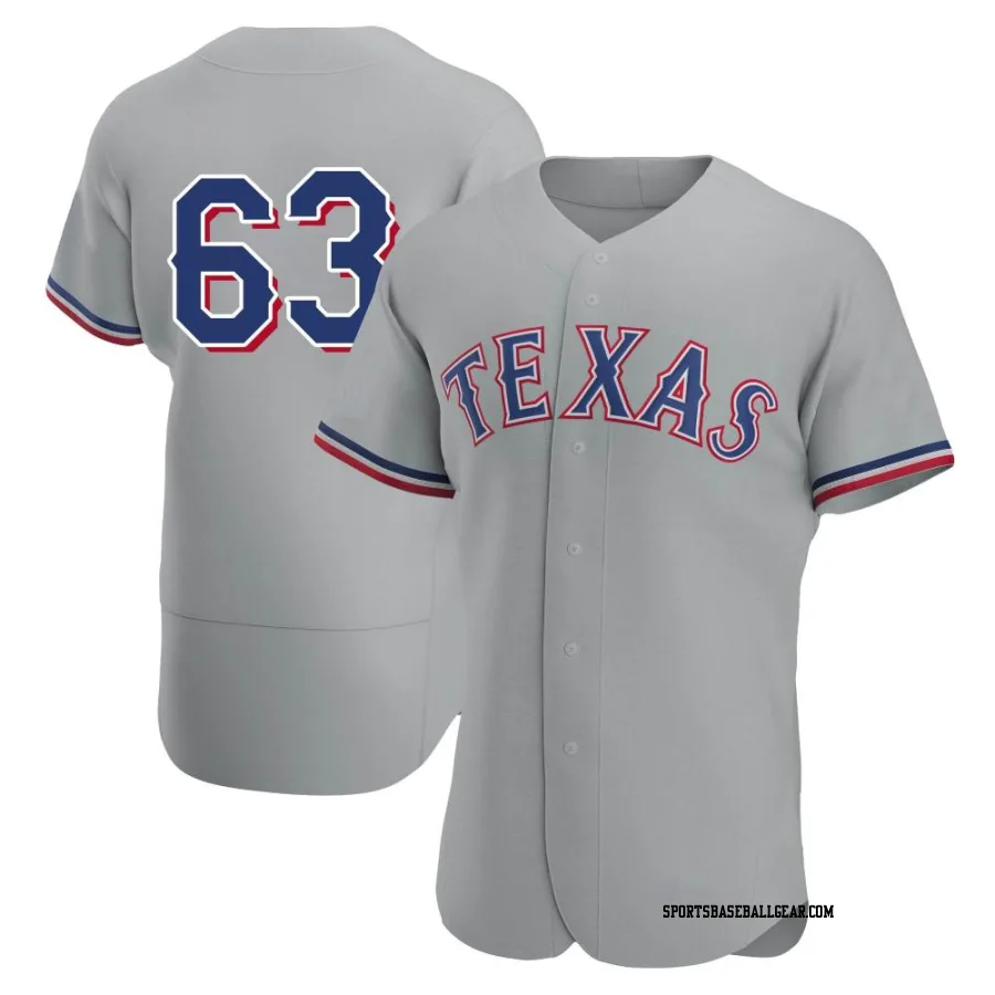 Matt Festa Men's Texas Rangers Gray Authentic Road Jersey